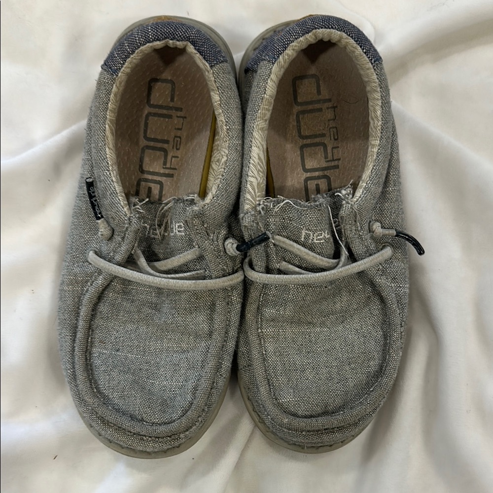 Hey Dude Kids Gray Shoes